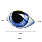 Ceramic Evil Eye Figurine – Lucky Amulet Ornament for Home Living Room Decor