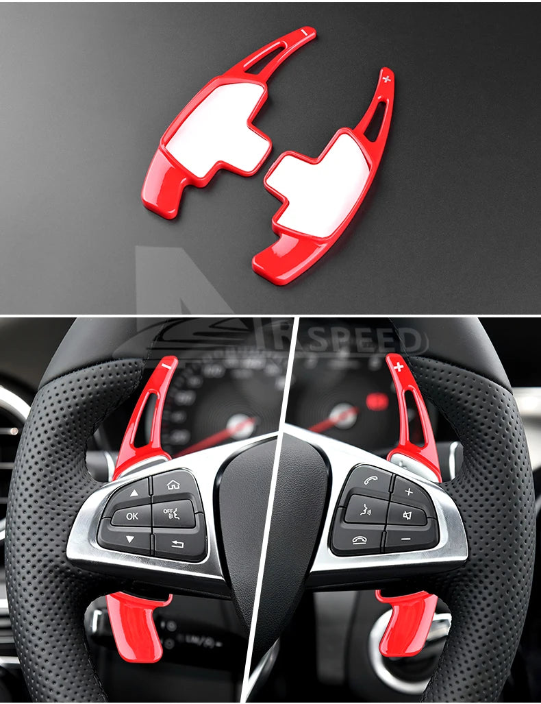 Carbon Fiber Steering Wheel Shift Paddles – Extended Shifters for Mercedes