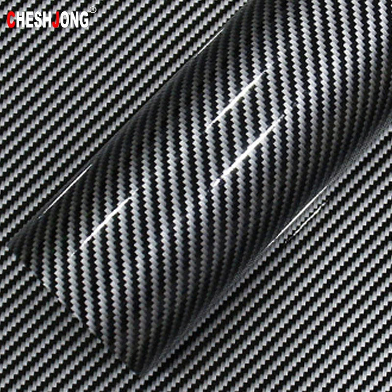 Glossy Carbon Fiber Vinyl Wrap – Adhesive Film for Car and Motorcycle Styling