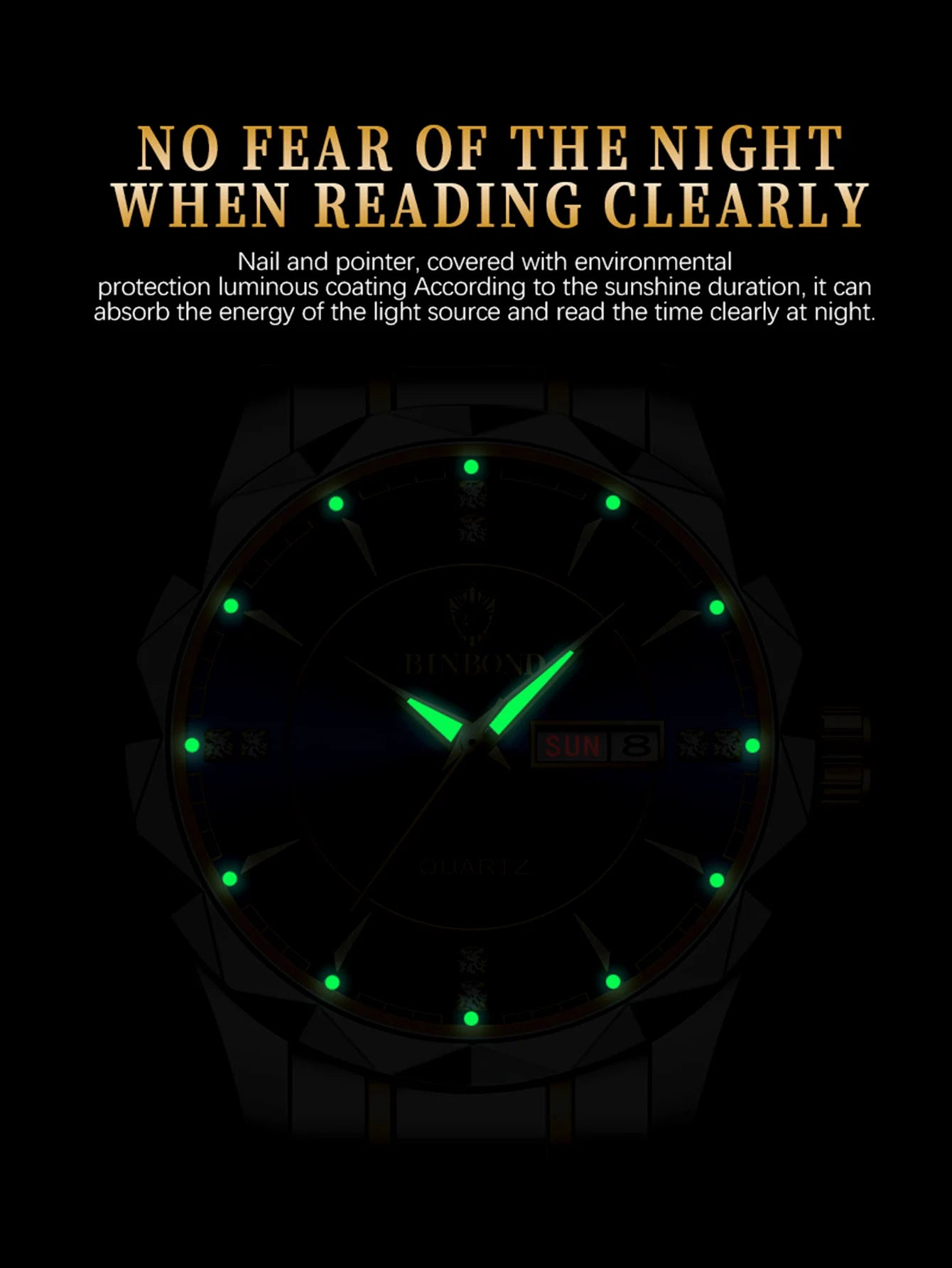 Stainless Steel Quartz Watch – Waterproof Luminous Accessory for Women