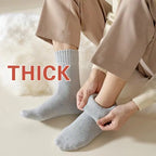 Merino Wool Blend Socks – Thermal Harajuku Style for Winter Cold
