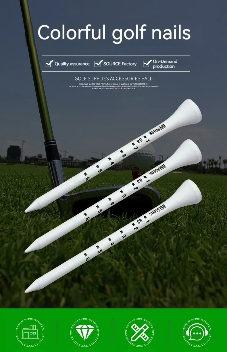 Wooden Golf Tees – Durable Stabilizer for Accurate Ball Driving