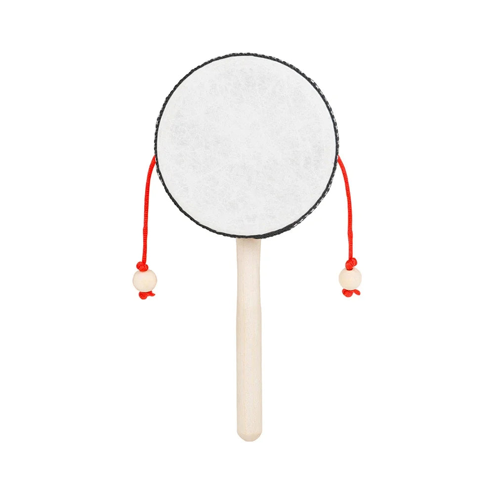 4 Inch Wooden Hand Drum – Orff Percussion Instrument for Kids Musical Toys