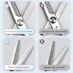 Professional Grooming Scissors – Stainless Steel for Pet Hair Trimming