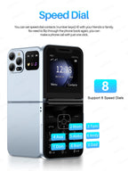 Flip Mobile Phone – Dual SIM with Call Recording for Seniors