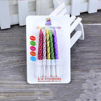 Colorful Digital Number Candles – Decorative Party Cake Toppers for Birthdays