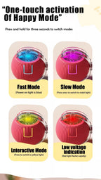 Interactive Rolling Cat Ball – Rechargeable Smart Toy for Pet Training