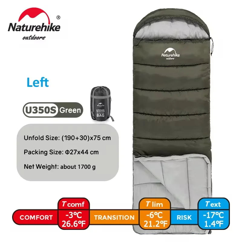 Ultralight Cotton Sleeping Bag – Waterproof Winter Gear for Outdoor Camping