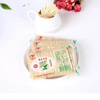 Natural Bamboo Toothpicks – Sturdy Wood Dental Picks for Home and Restaurant