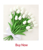 Artificial Silk Begonia Flowers – UV Resistant Foliage for Wedding Decor