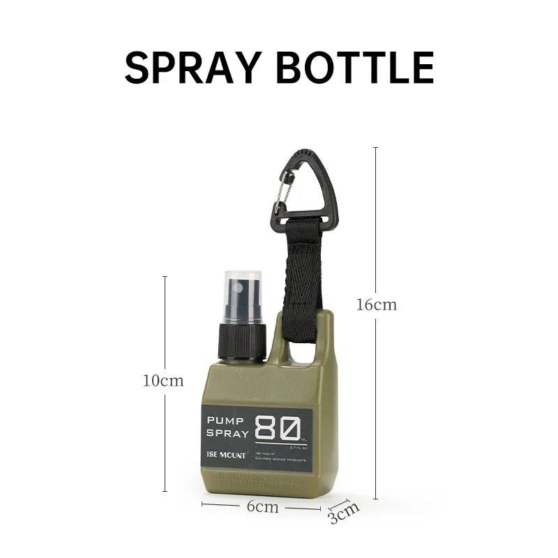 Portable 80ml Spray Bottle – Refillable Cosmetic Container for Outdoor Travel