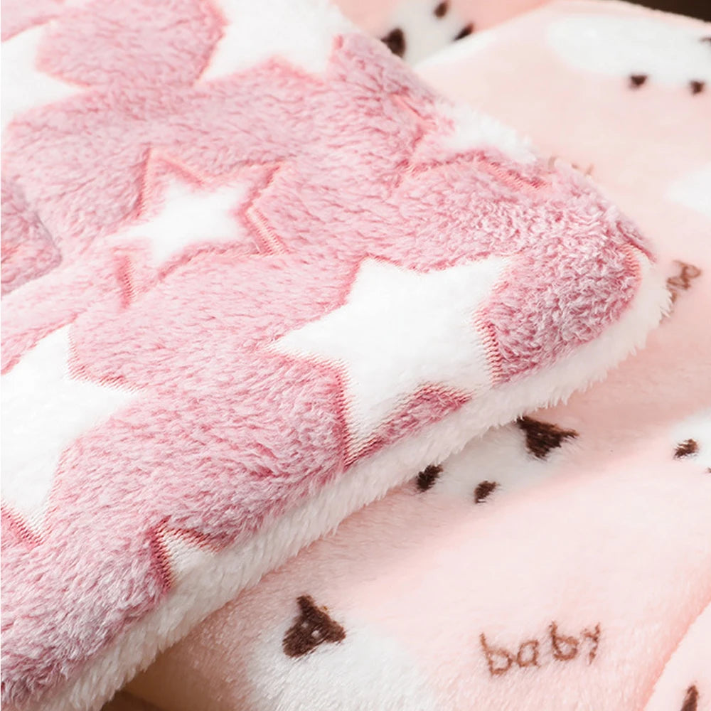 Thick Flannel Pet Mat – Soft Warm Sleeping Cushion for Small Dogs and Cats