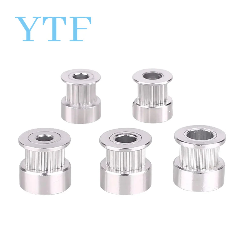 Timing Pulley – Aluminum 20 Tooth for 3D Printer 5mm Bore 6mm Width