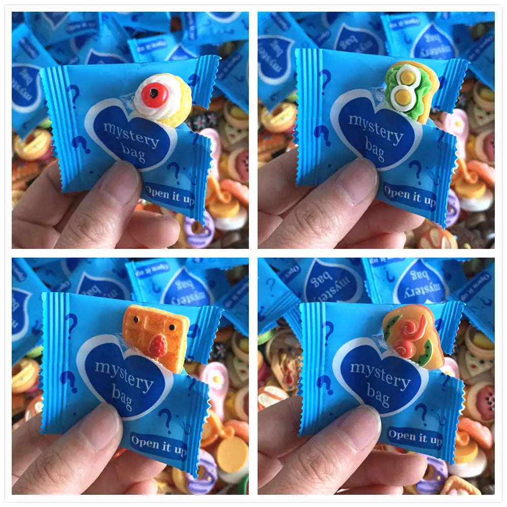 Miniature Simulated Food Blind Bags – Tiny Collectibles for Dollhouse Decor