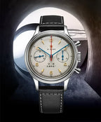 Vintage Pilot Chronograph – 42mm Automatic Waterproof Watch for Men