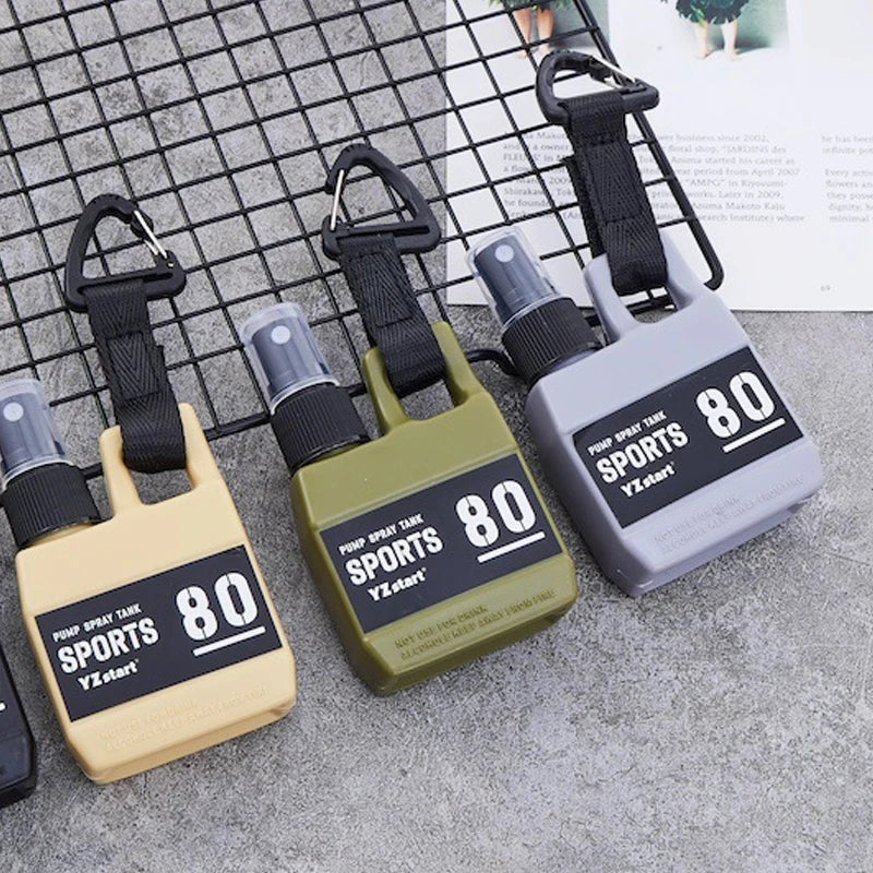 Portable 80ml Spray Bottle – Refillable Cosmetic Container for Outdoor Travel