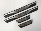 Stainless Steel Door Sill Guards – Interior Protective Scuff Plates for Mazda CX-30