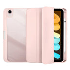 Acrylic Flip Tablet Case for iPad Mini 6 and 7 – Protective Cover with Pencil Holder