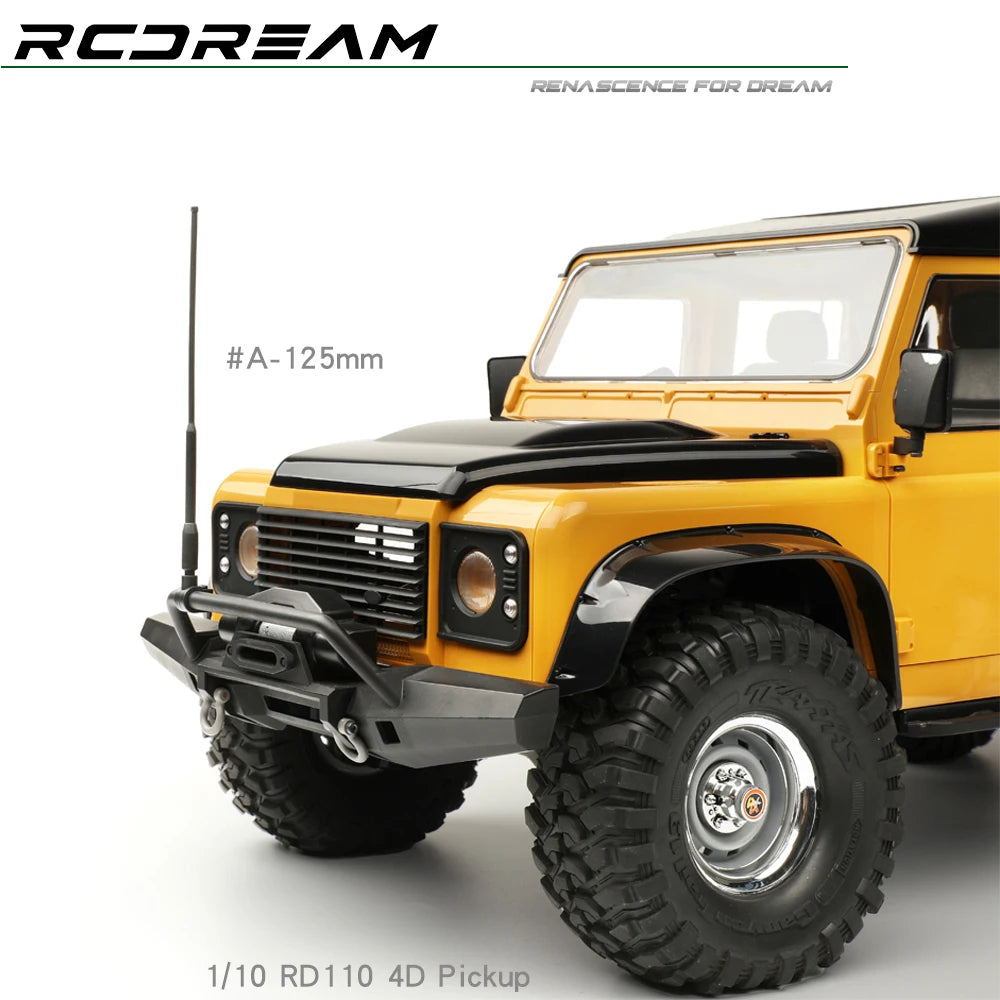 Simulation Antenna Decoration for 1/8 to 1/18 Scale RC Crawler Cars