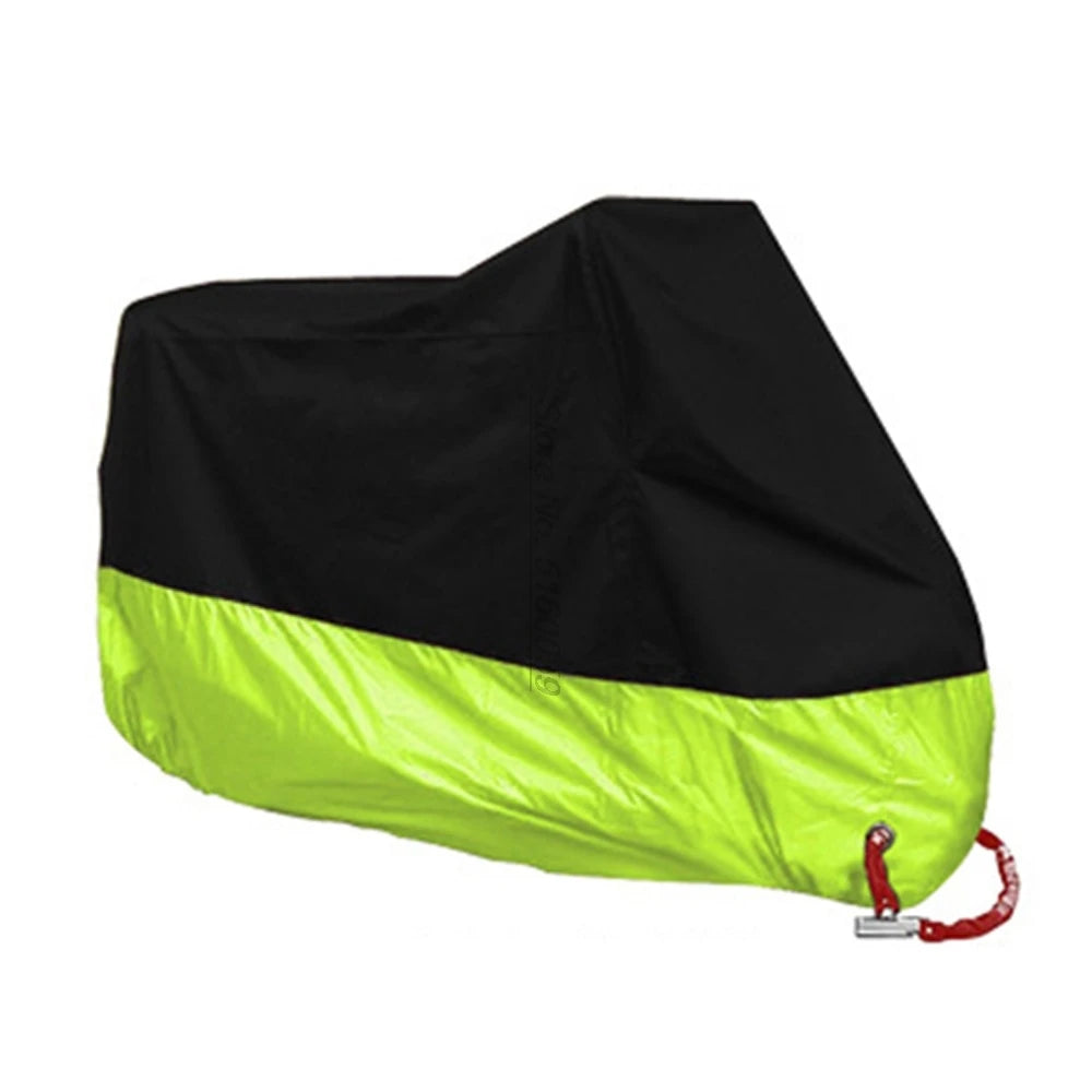 Universal Waterproof Motorcycle Cover – UV Protective Shield for Outdoor Storage