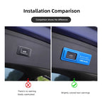 Tailgate Warning Sticker – Reflective Decal for Audi S-Line Trunk Access