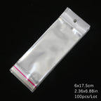 Self-Sealing Cellophane Bags – Transparent Adhesive Packaging for Gifts and Treats