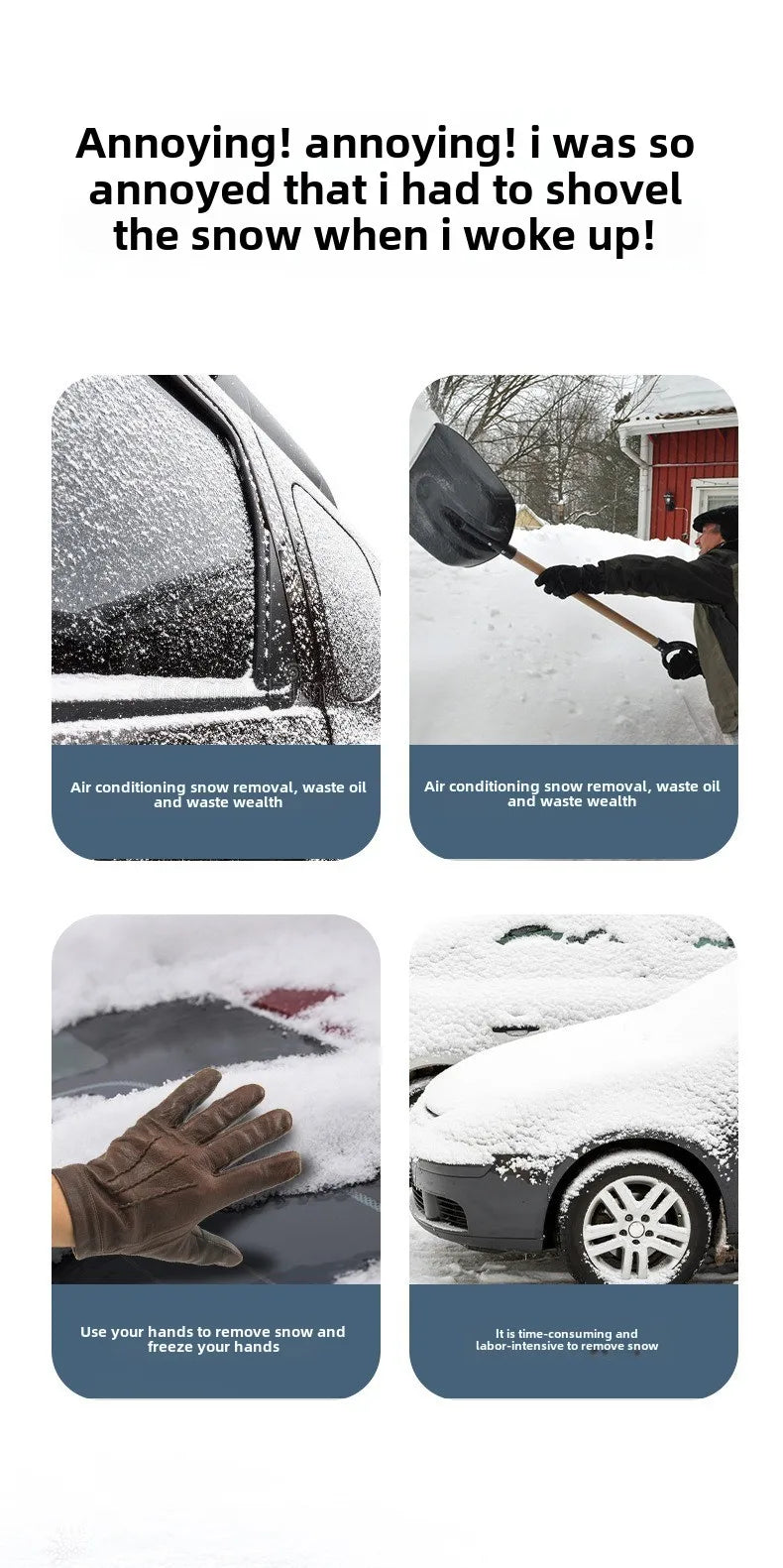 Windshield Snow Cover – All-Weather Ice Protector for Winter Vehicle Care