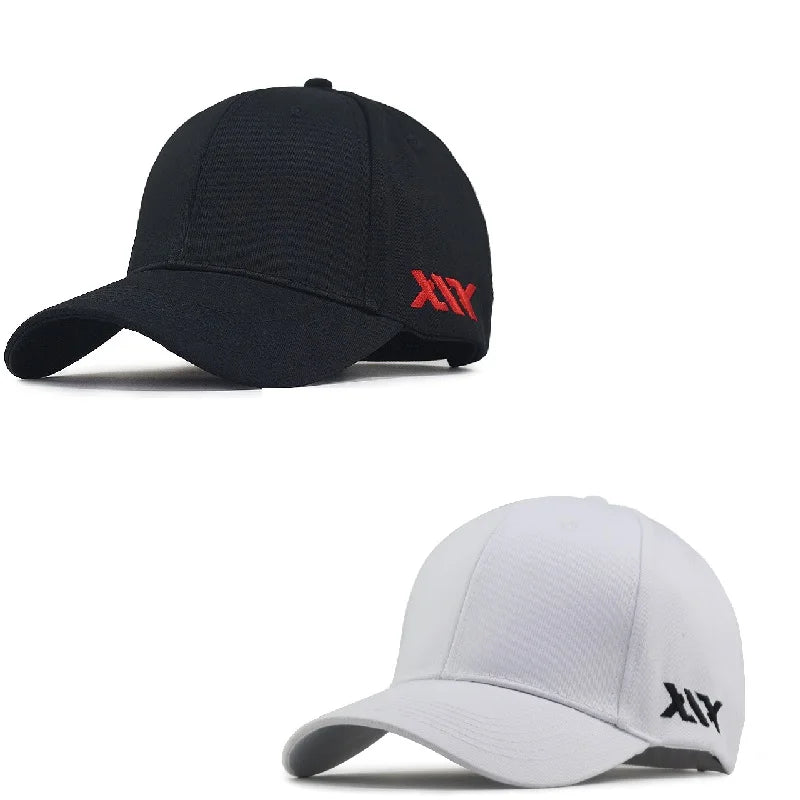 Oversized Cotton Baseball Cap – Adjustable Large Fit for Men and Women