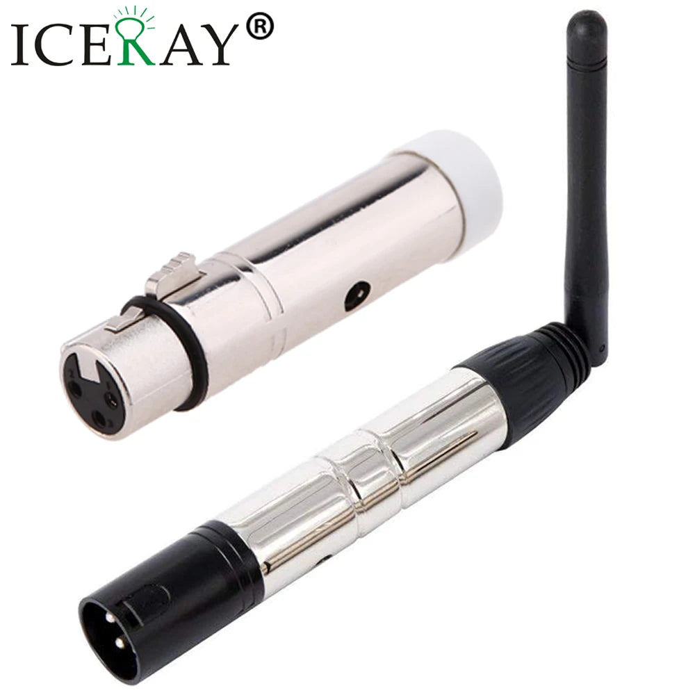 DMX512 Wireless Controller – ISM XLR Receiver Transmitter for Lighting