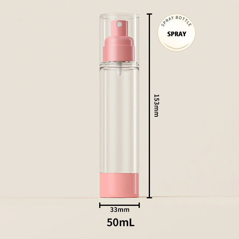 Portable Vacuum Pump Bottle – Refillable Nordic Lotion Dispenser for Travel