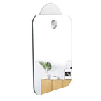 Acrylic Hand Mirror – Portable Travel Accessory for Makeup and Shaving