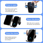 Wireless Car Charger – Fast Charging Air Vent Mount for iPhone and Android