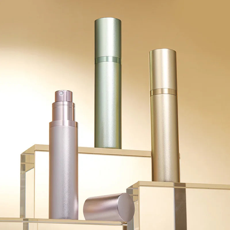 Refillable Aluminum Perfume Atomizer – Portable Spray Bottle for Travel