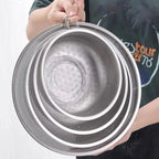 Stainless Steel Drain Basket – Perforated Strainer for Fruit and Vegetable