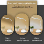 LED Desk Lamp – Portable Eye Protection Light for Office and Study