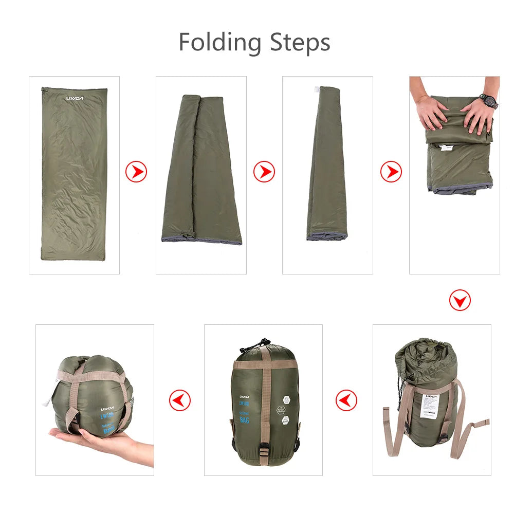 Ultralight Envelope Sleeping Bag – Compact Portable Gear for Camping Travel