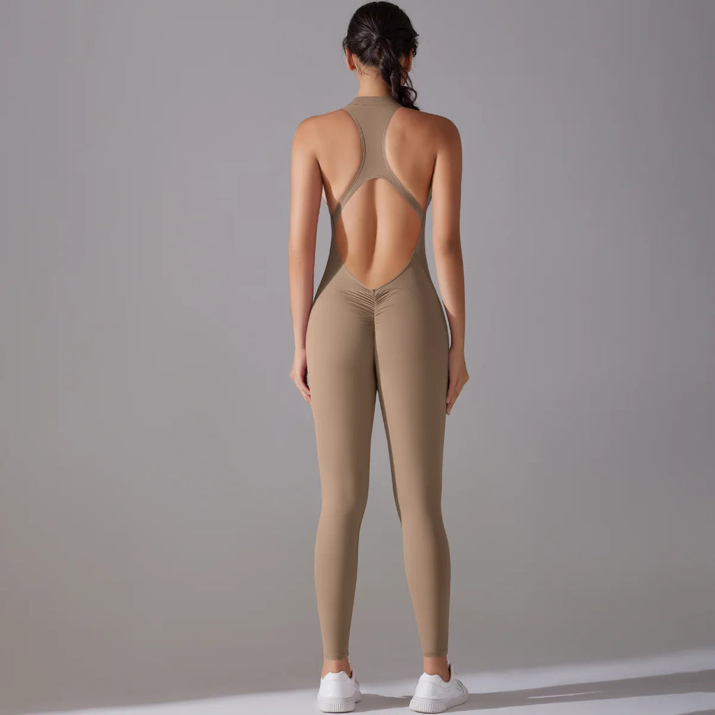 Tummy Control Bodysuit – Push-Up Sculpting Shapewear for Gym Fitness