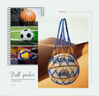 Nylon Ball Storage Bag – Portable Mesh Carry Holder for Soccer and Sports