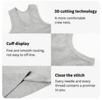 Cotton Sleeveless Compression Vest – Men's Athletic Shirt for Gym Fitness