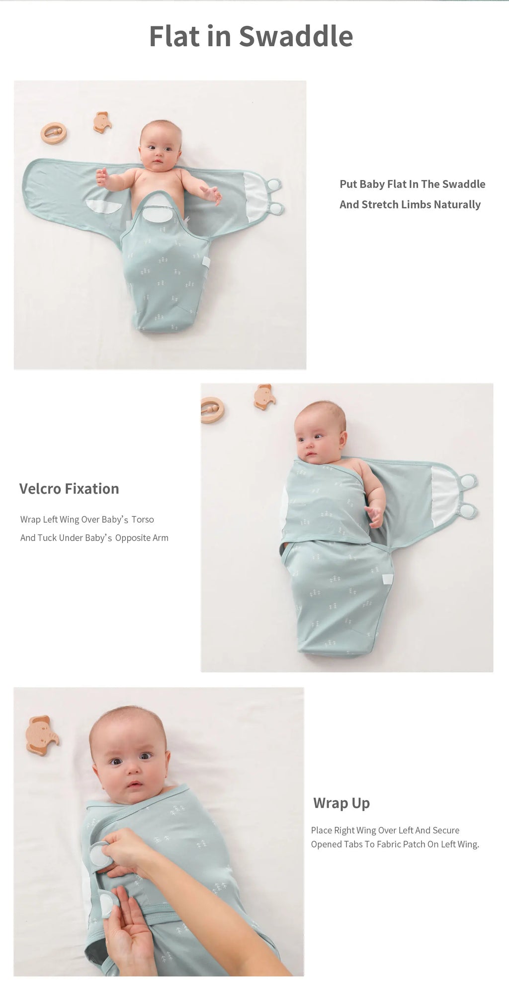 Cotton Baby Sleeping Bag – Anti-Shock Swaddle Wrap for Newborn Sleep