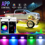 RGB LED Underglow Chassis Lights – Waterproof Exterior Decoration for Off-Road Trucks