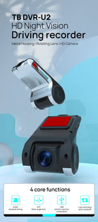 HD USB Dash Camera – Android Navigation Recorder for Car Safety