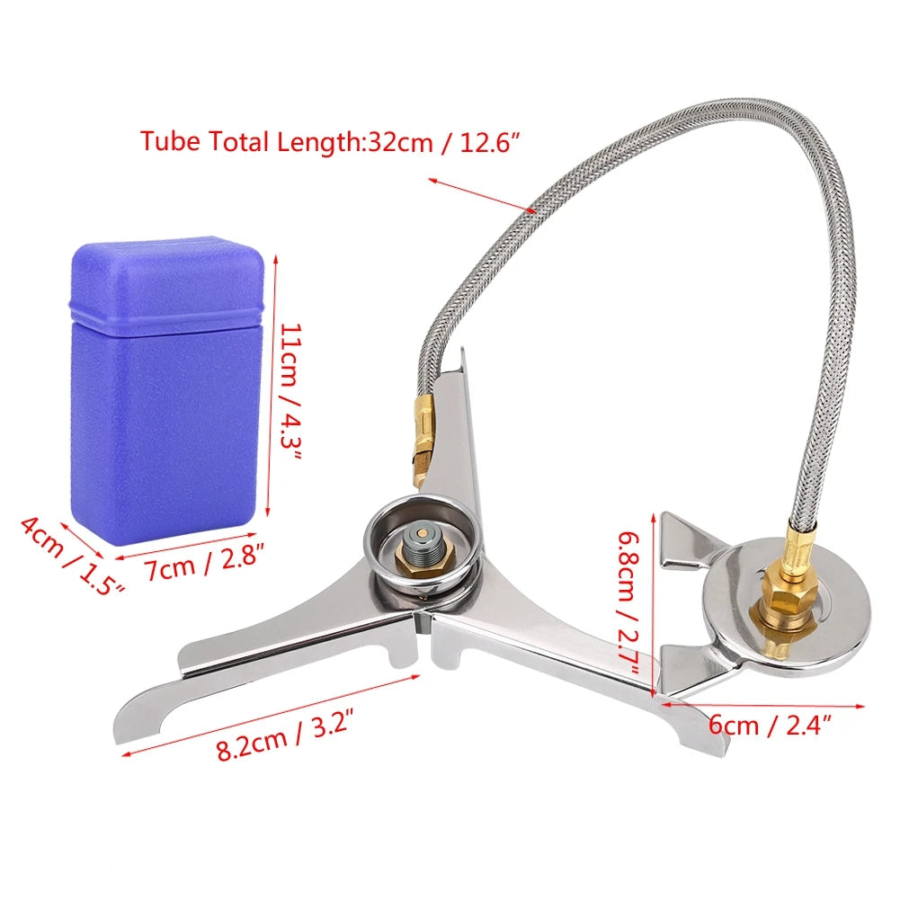 Camping Stove Adapter – Gas Cartridge Tank Connector for Outdoor Cooking