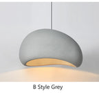 Wabi Sabi Pendant Light – Nordic Minimalist Chandelier for Dining Room Decor
