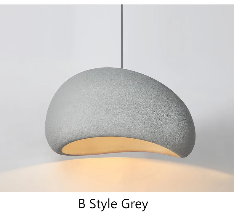 Wabi Sabi Pendant Light – Nordic Minimalist Chandelier for Dining Room Decor