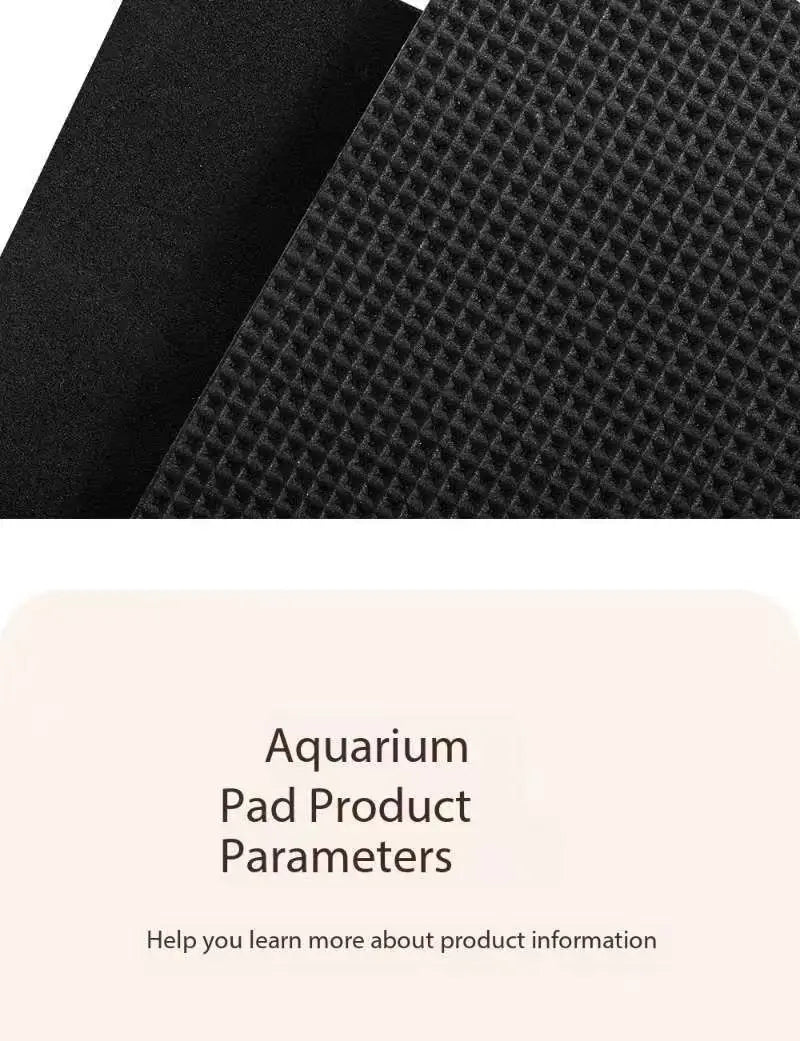Ultra-Clear Aquarium Mat – 6mm Shockproof Insulation for Fish Tank Setup