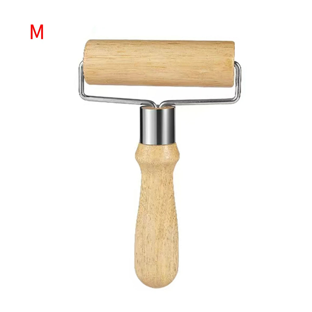 Wooden Pizza Dough Roller – Non-Stick Rolling Pin for Household Baking