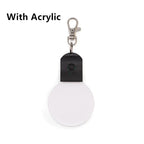 Acrylic LED Keychain – RGB Light Up Key Pendant for DIY Wedding Decor Gifts