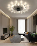 Modern Fireworks LED Ceiling Lamp – Decorative Chandelier for Living Room