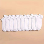 Cotton Mid-calf Socks – Solid Colour Daily Wear for Men